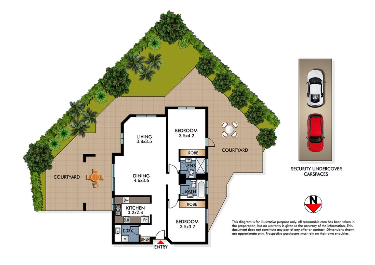 Floorplan of Homely apartment listing, 3/8 Benelong Crescent, Bellevue Hill NSW 2023