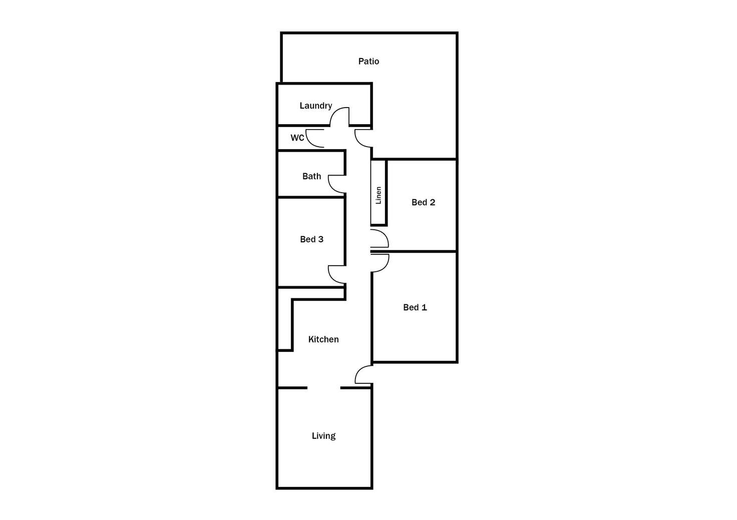 Floorplan of Homely house listing, 14A Ivermey Road, Hamilton Hill WA 6163