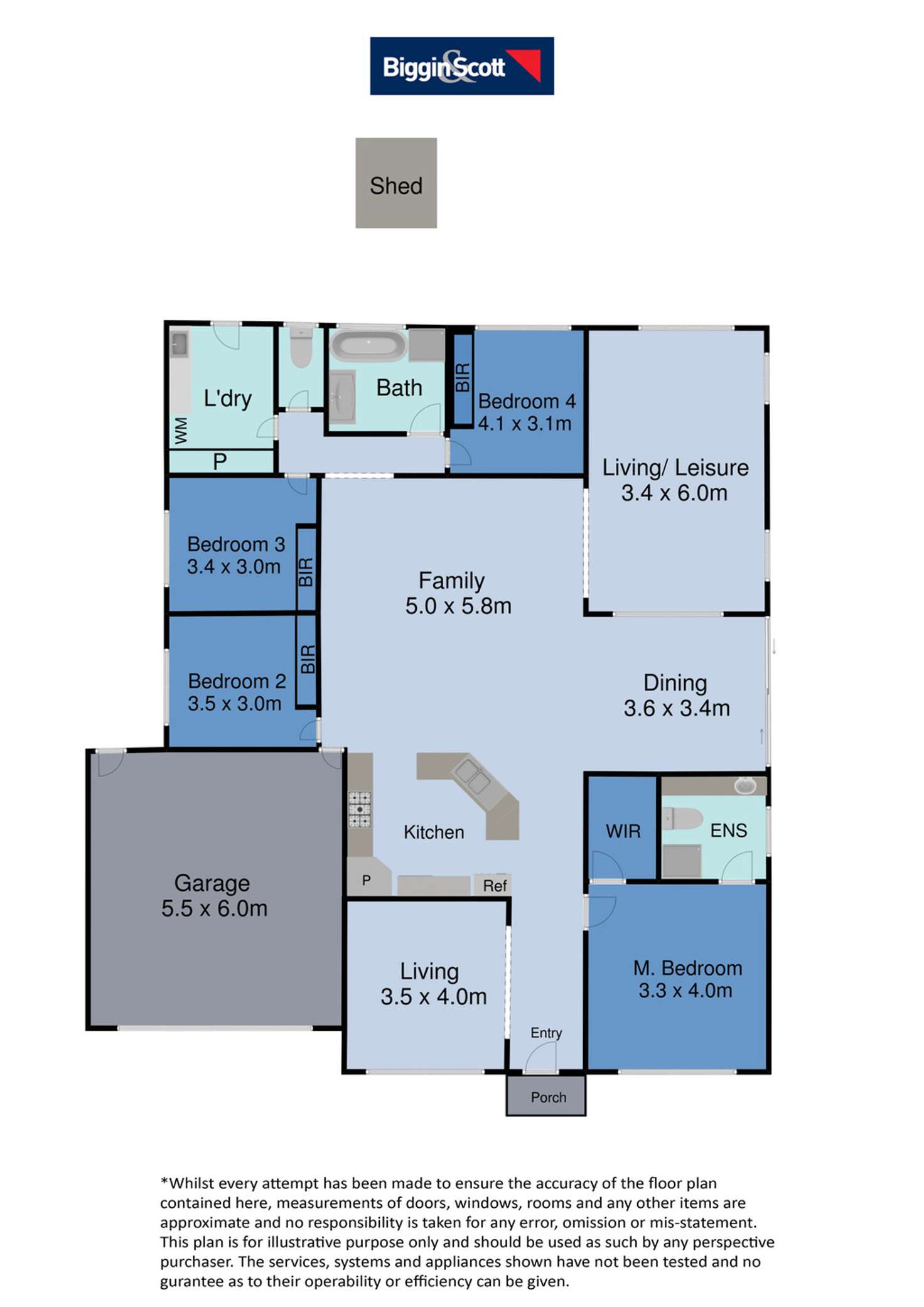 Floorplan of Homely house listing, 16 Abbington Drive, Truganina VIC 3029
