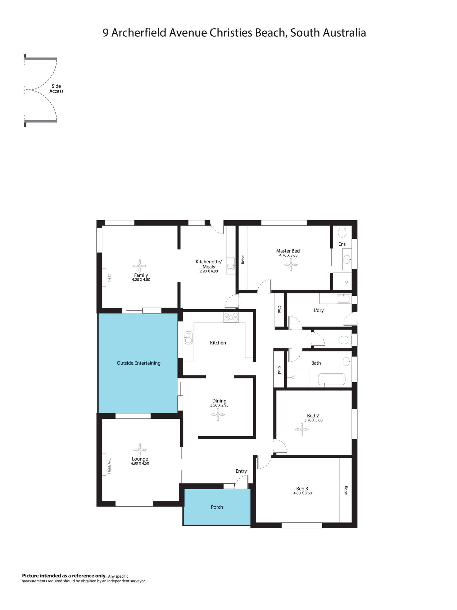 Floorplan of Homely house listing, 9 Archerfield Avenue, Christies Beach SA 5165