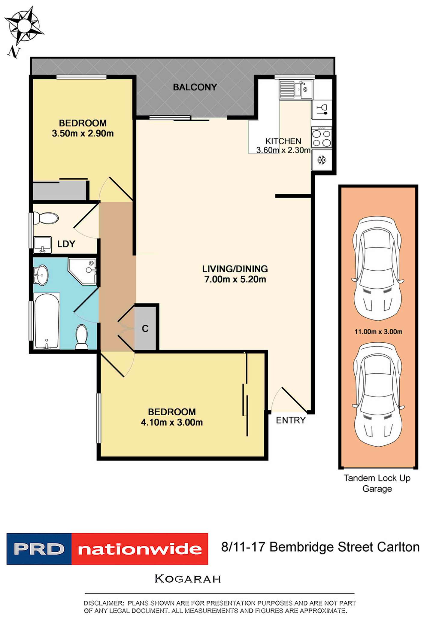 Floorplan of Homely unit listing, 8/11-17 Bembridge Street, Carlton NSW 2218