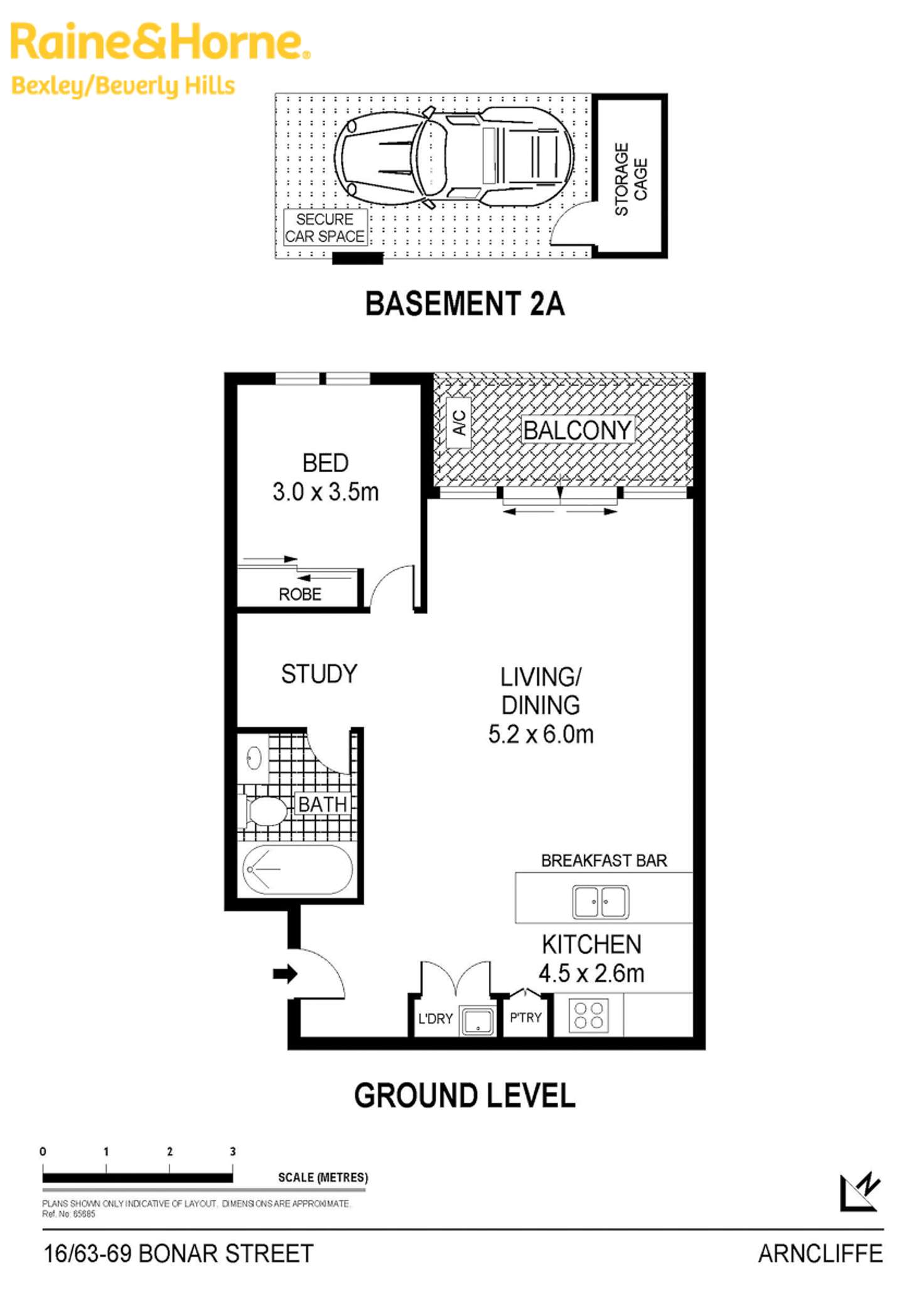 Floorplan of Homely unit listing, 16/63-69 Bonar Street, Arncliffe NSW 2205