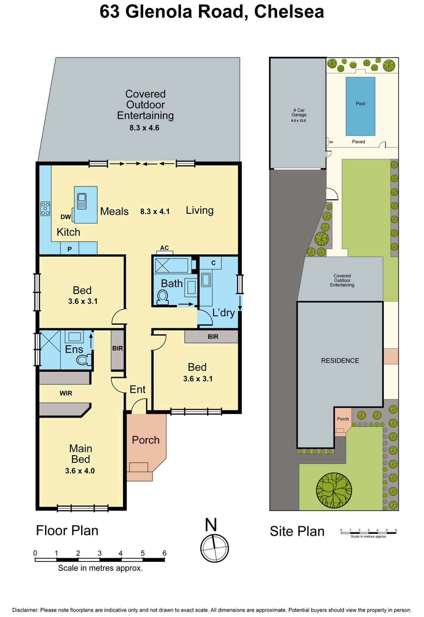 Floorplan of Homely house listing, 63 Glenola Road, Chelsea VIC 3196