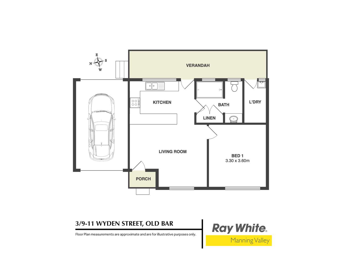 Floorplan of Homely villa listing, 3/9-11 Wyden Street, Old Bar NSW 2430