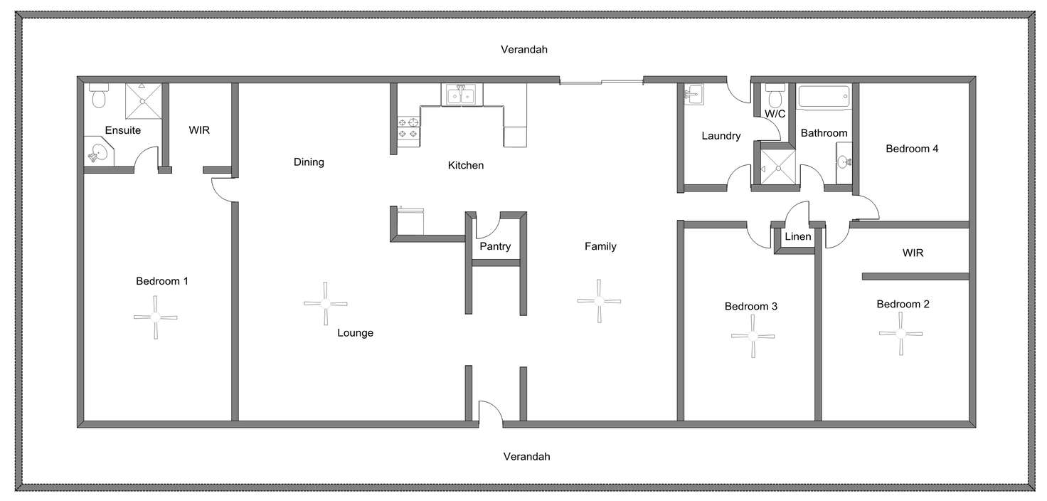 Floorplan of Homely acreageSemiRural listing, 58 Lambert Road, Mundulla SA 5270