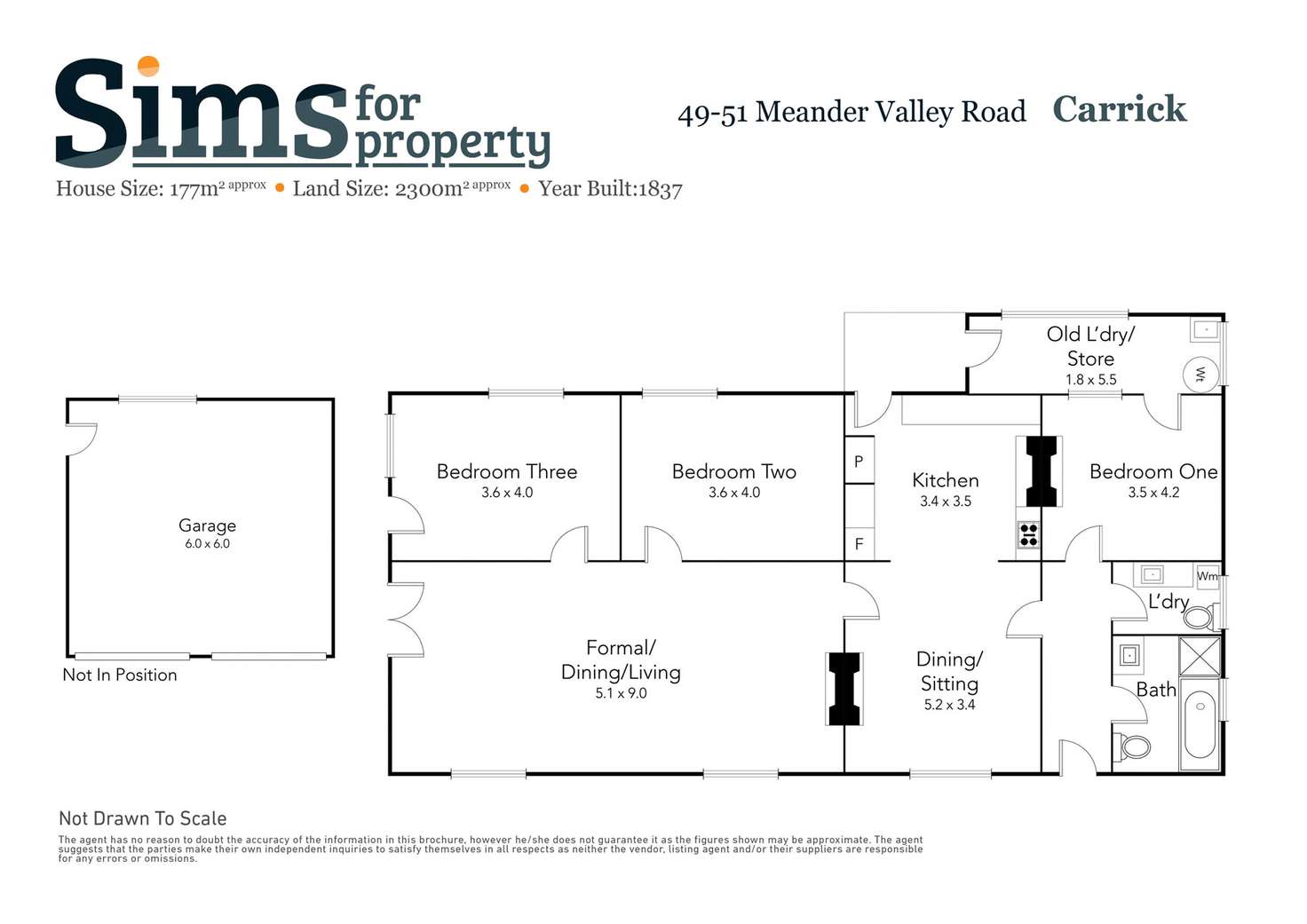 Floorplan of Homely house listing, 49-51 Meander Valley Road, Carrick TAS 7291