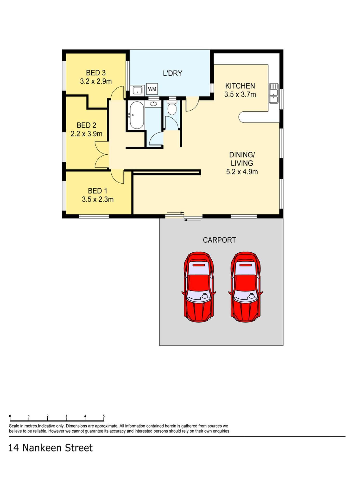 Floorplan of Homely house listing, 14 Nankeen Court, Leanyer NT 812