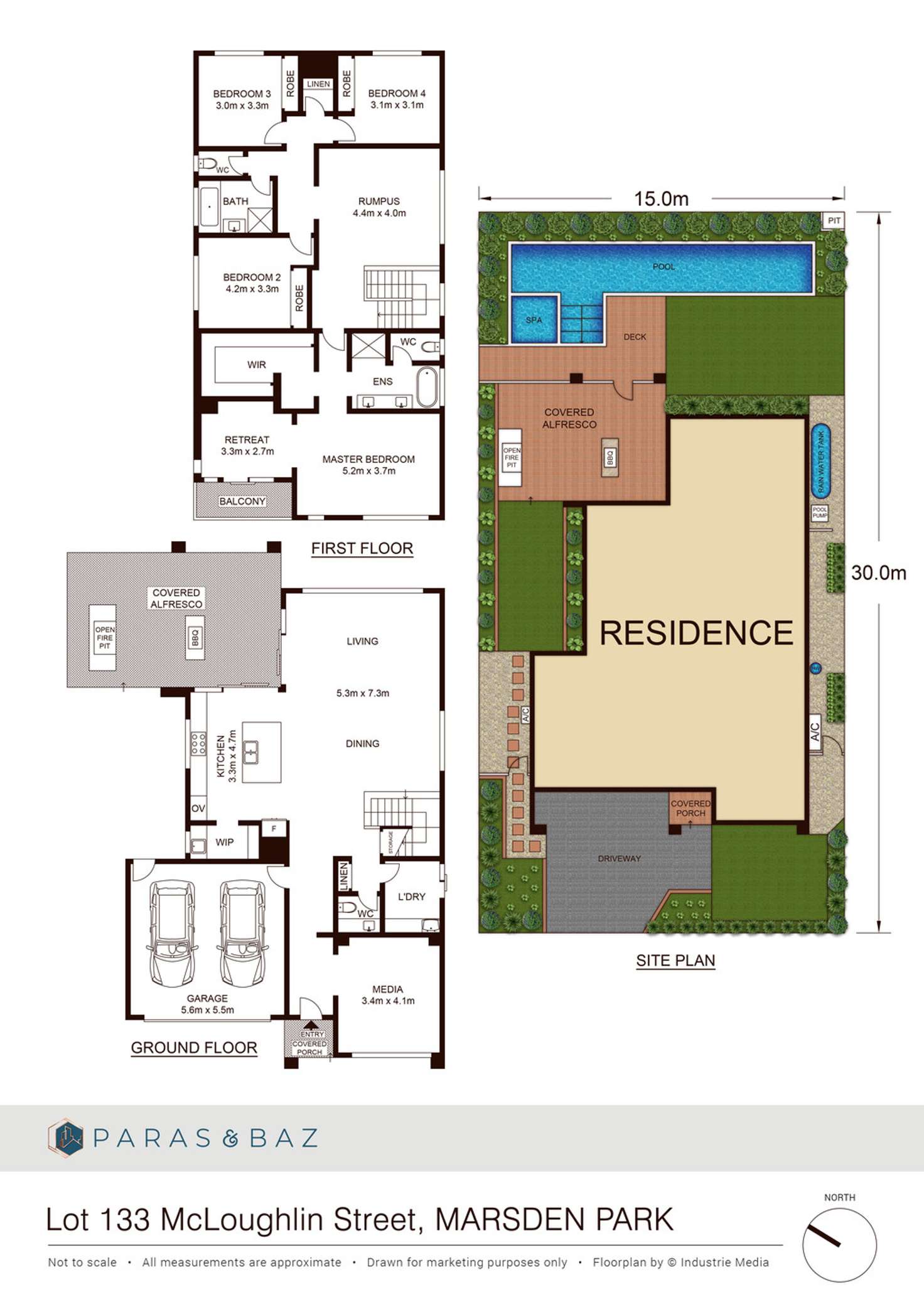 Floorplan of Homely house listing, Lot 133 McLoughlin Street, Marsden Park NSW 2765