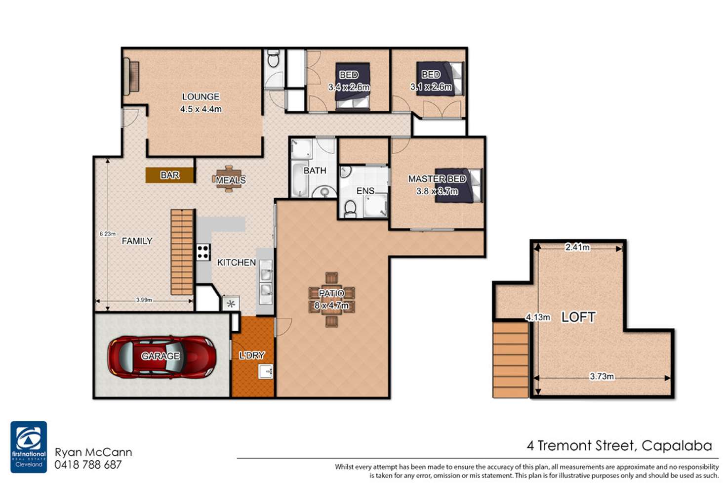 Floorplan of Homely house listing, 4 Tremont Street, Capalaba QLD 4157