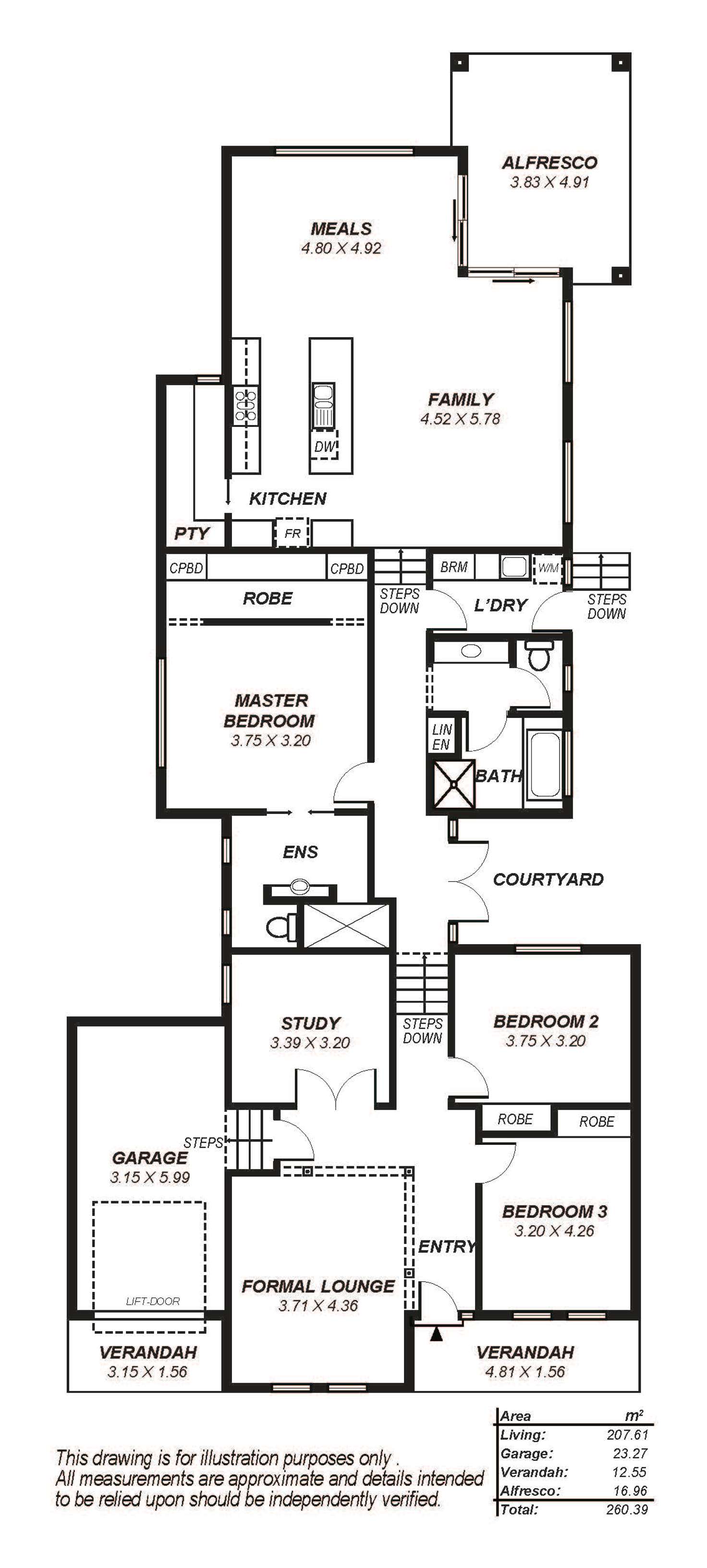 Floorplan of Homely house listing, 37 Melton Street, Blackwood SA 5051