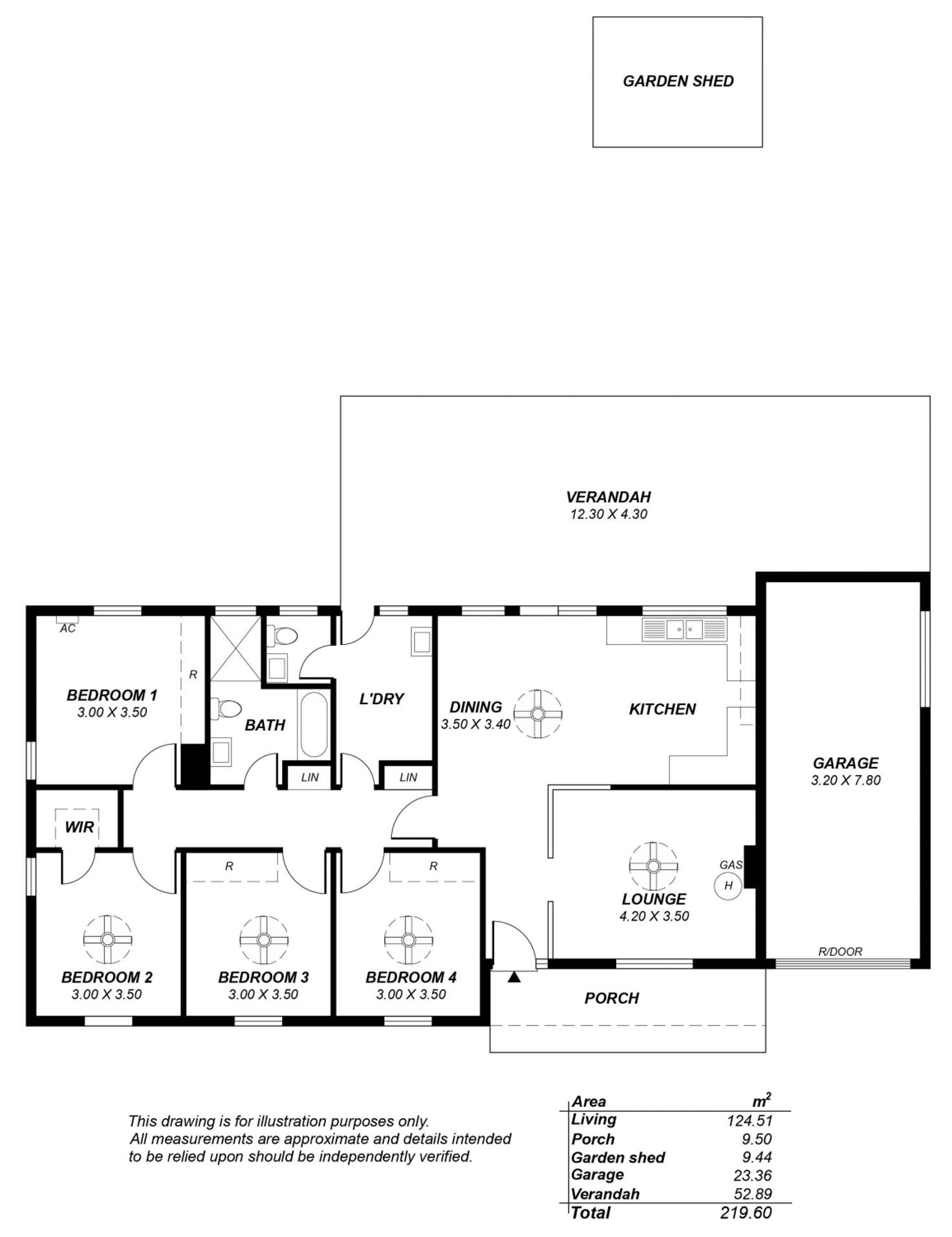 Floorplan of Homely house listing, 15 Koongarra Crescent, Munno Para SA 5115