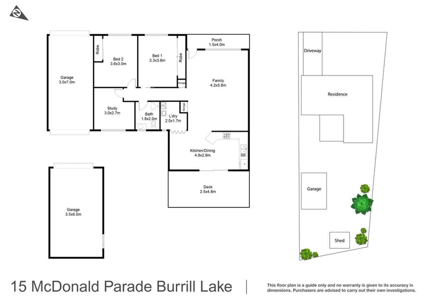 Floorplan of Homely house listing, 15 McDonald Parade, Burrill Lake NSW 2539