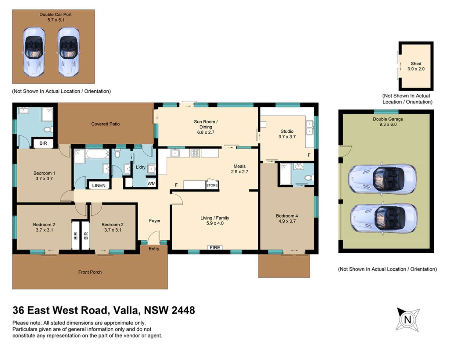 Floorplan of Homely house listing, 36 East West Road, Valla NSW 2448