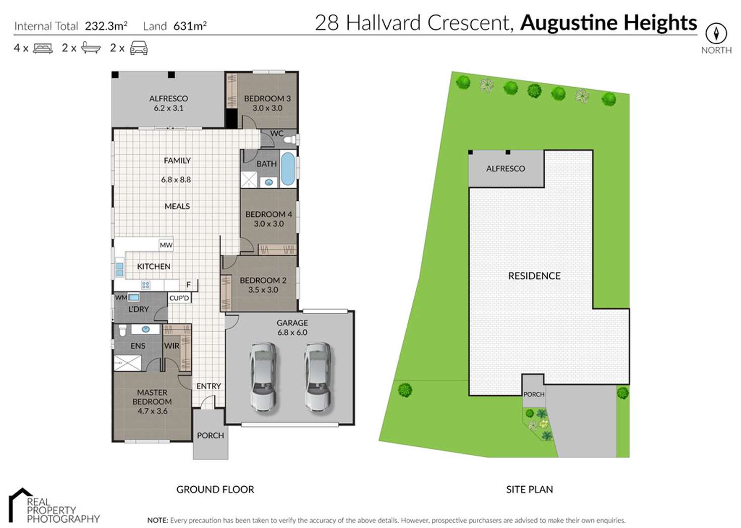 Floorplan of Homely house listing, 28 Hallvard Crescent, Augustine Heights QLD 4300