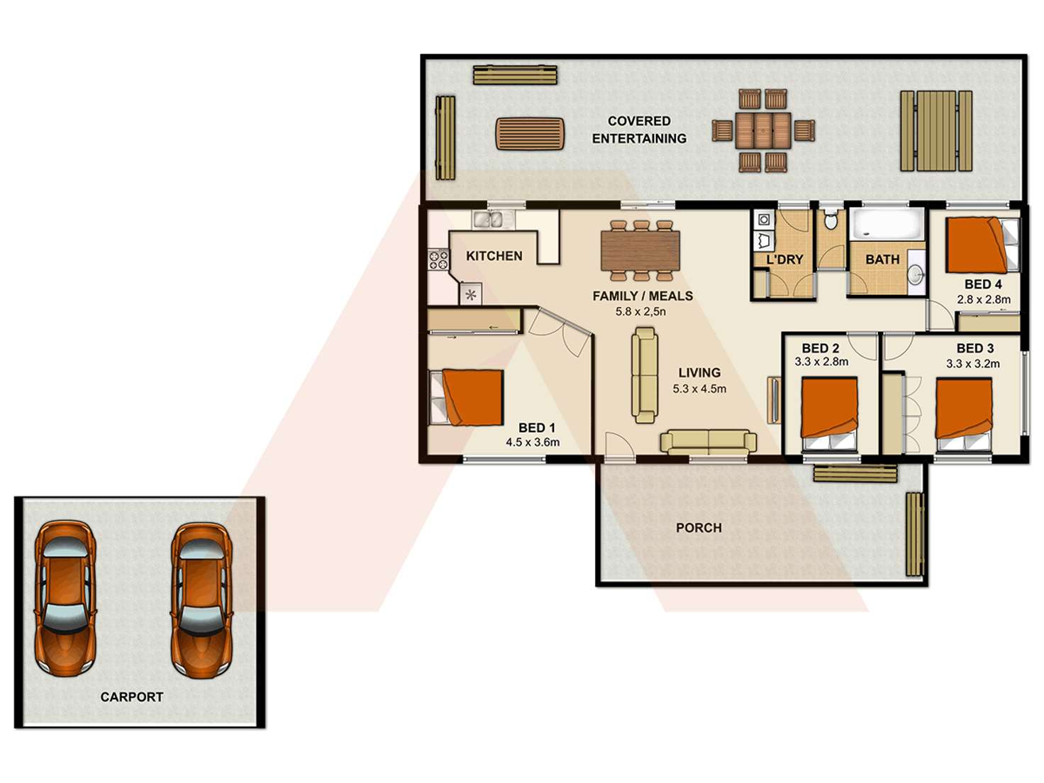 Floorplan of Homely house listing, 21-23 Cedar Vale Road, Cedar Vale QLD 4285
