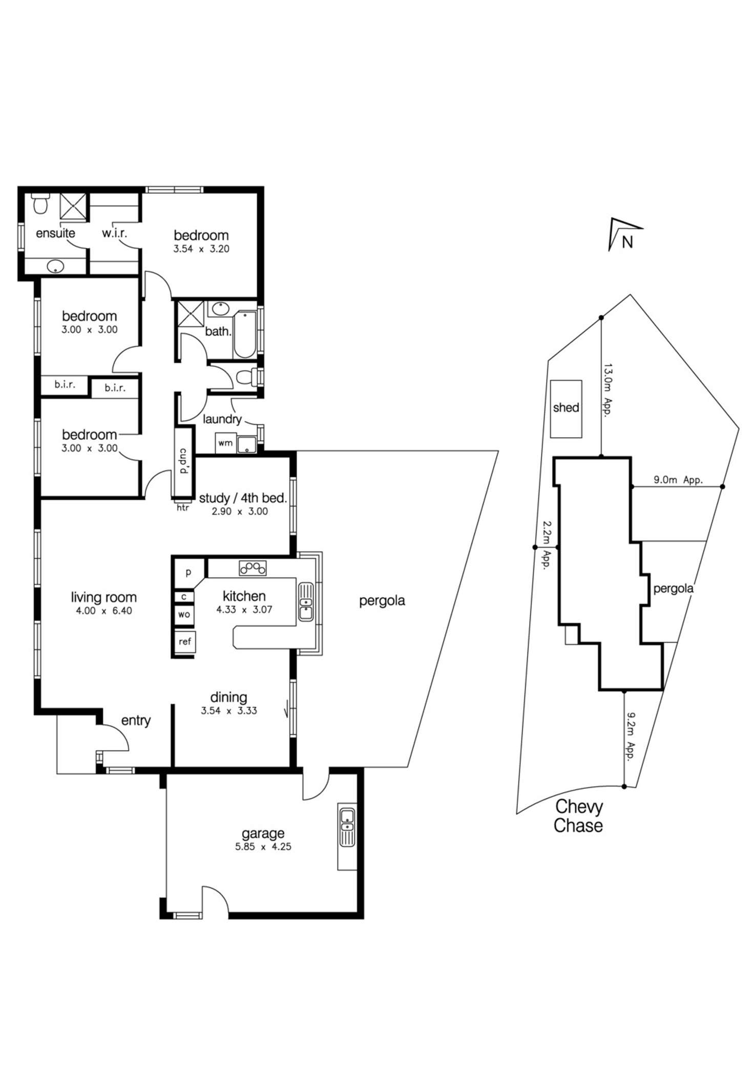 Floorplan of Homely house listing, 2 Chevy Chase, Seabrook VIC 3028