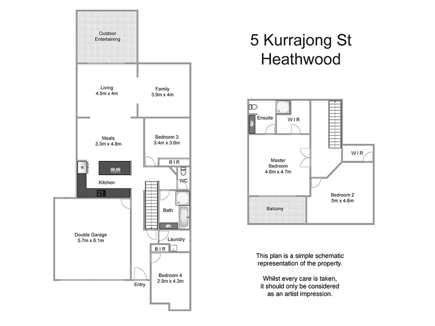 Floorplan of Homely house listing, 5 Kurrajong Street, Heathwood QLD 4110