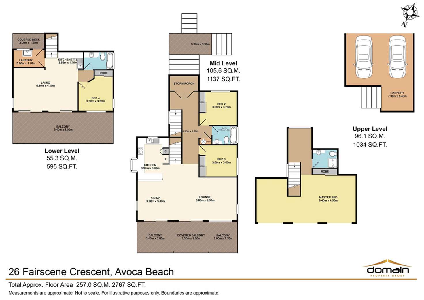 Floorplan of Homely house listing, 26 Fairscene Crescent, Avoca Beach NSW 2251