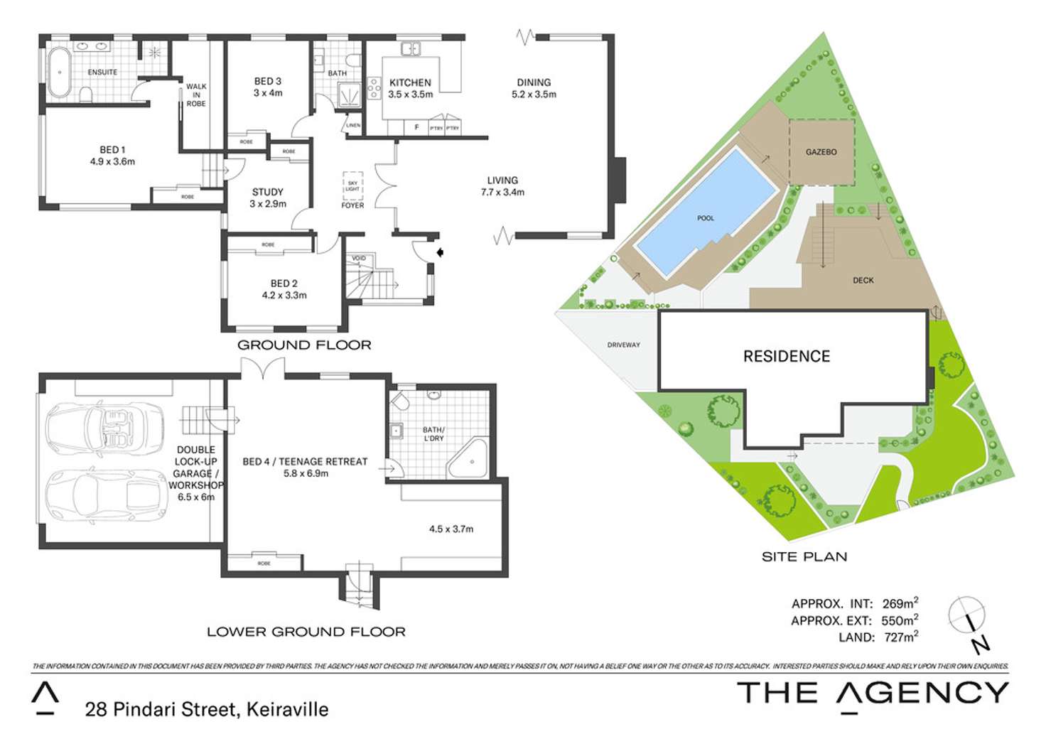 Floorplan of Homely house listing, 28 Pindari Street, Keiraville NSW 2500