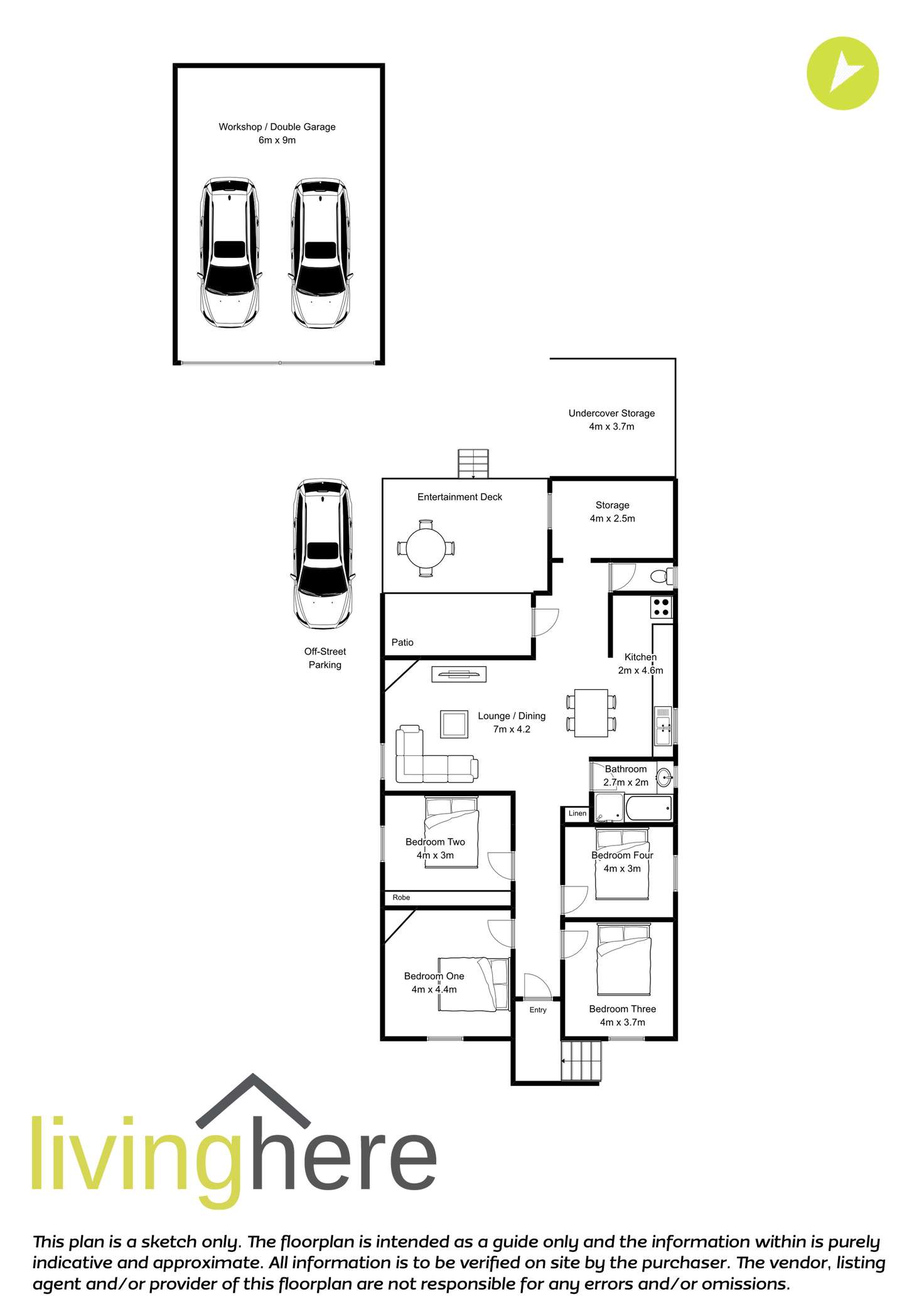 Floorplan of Homely house listing, 12 Verdun Street, Mowbray TAS 7248