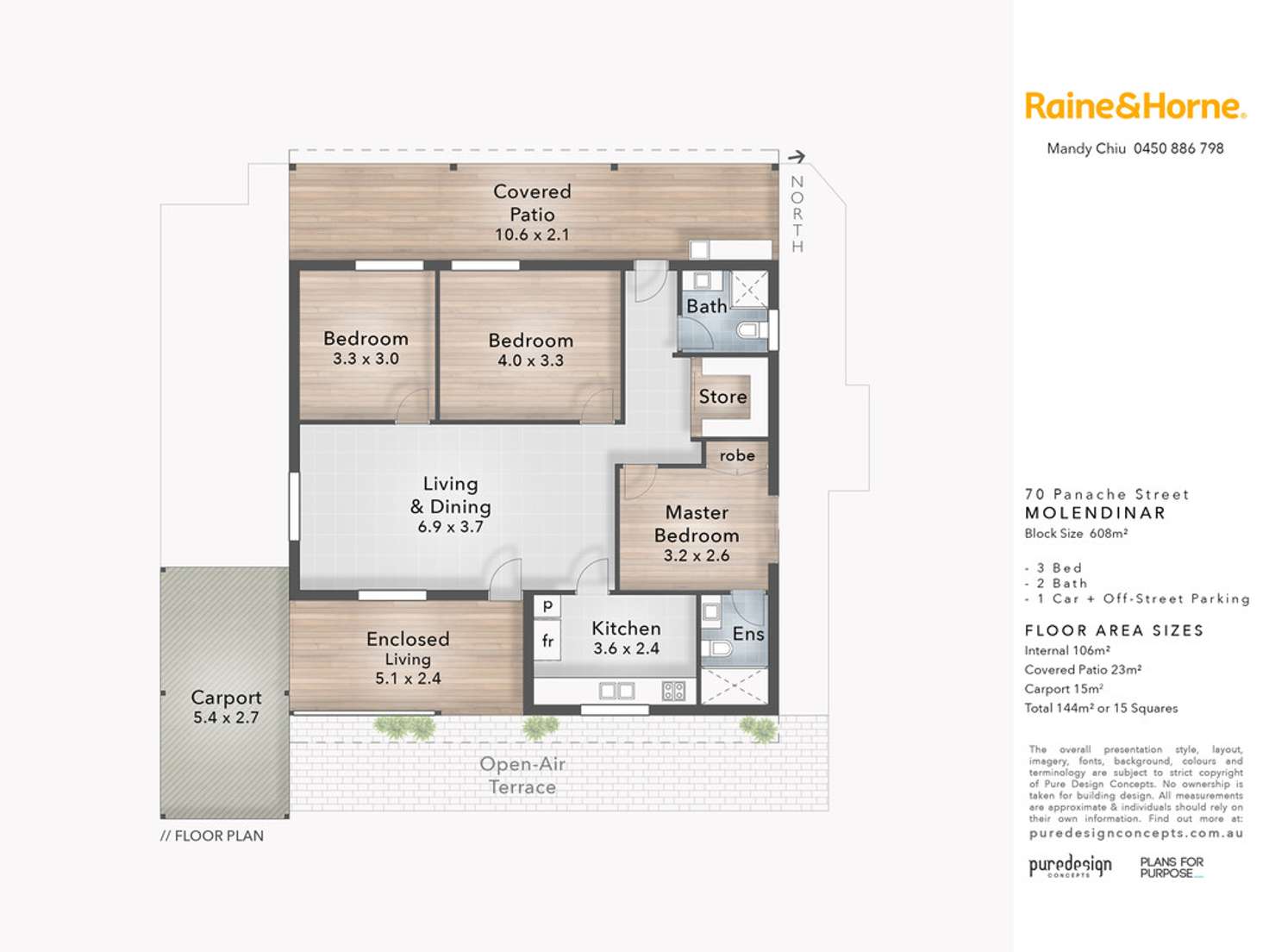 Floorplan of Homely house listing, 70 PANACHE STREET, Molendinar QLD 4214