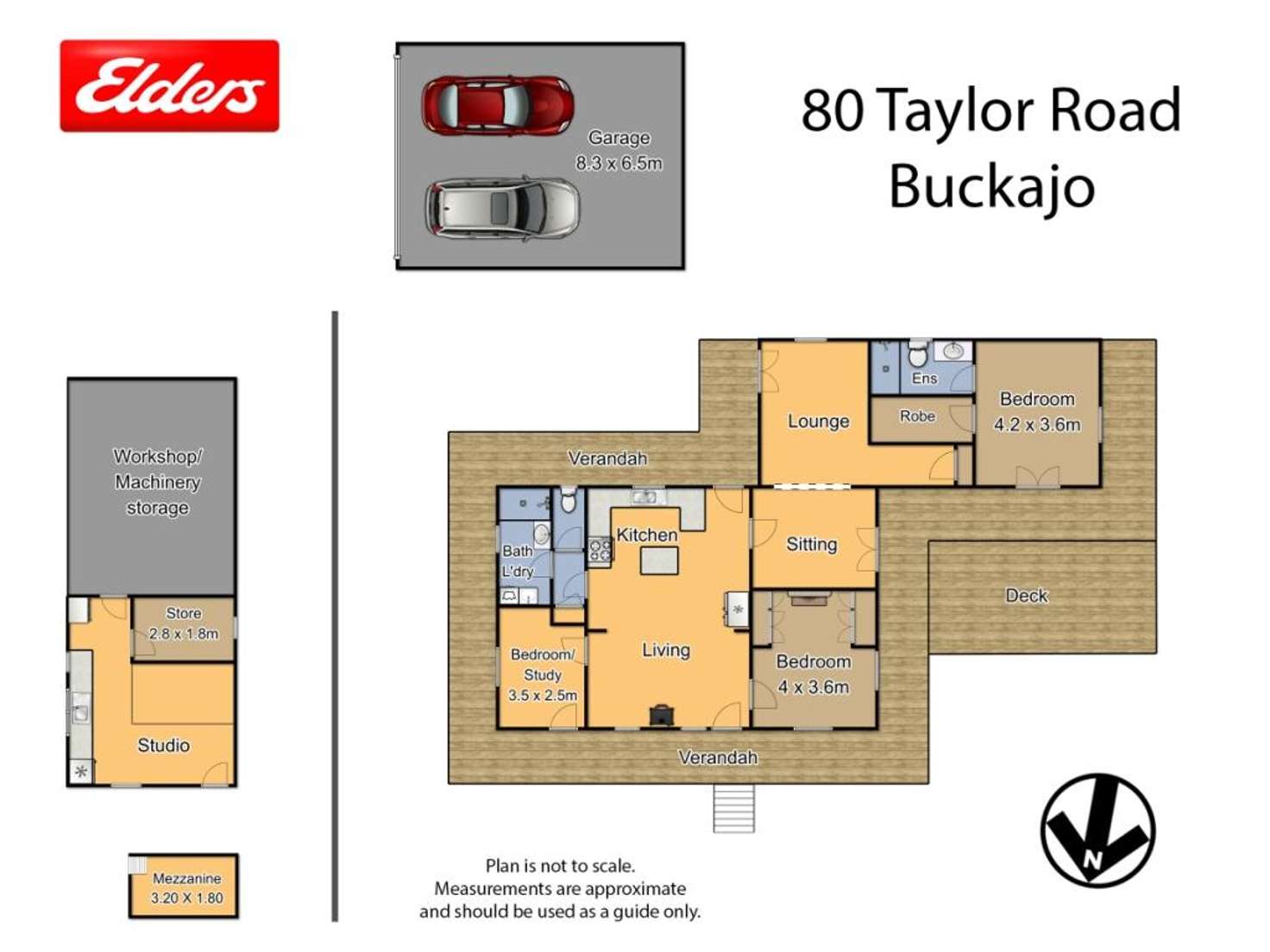 Floorplan of Homely livestock listing, 80 Taylor Road, Buckajo NSW 2550