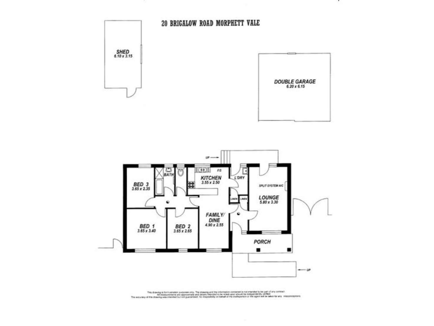 Floorplan of Homely house listing, 20 Brigalow Road, Morphett Vale SA 5162