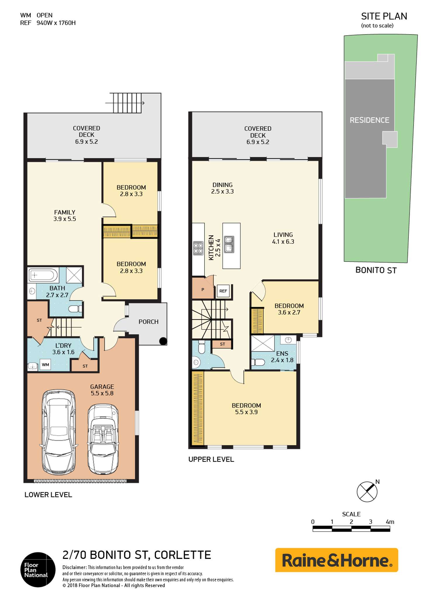 Floorplan of Homely semiDetached listing, 2/70 Bonito Street, Corlette NSW 2315