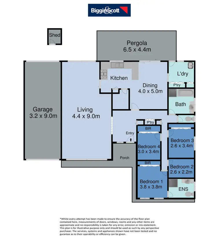 Floorplan of Homely house listing, 6 Lincoln Way, Melton West VIC 3337