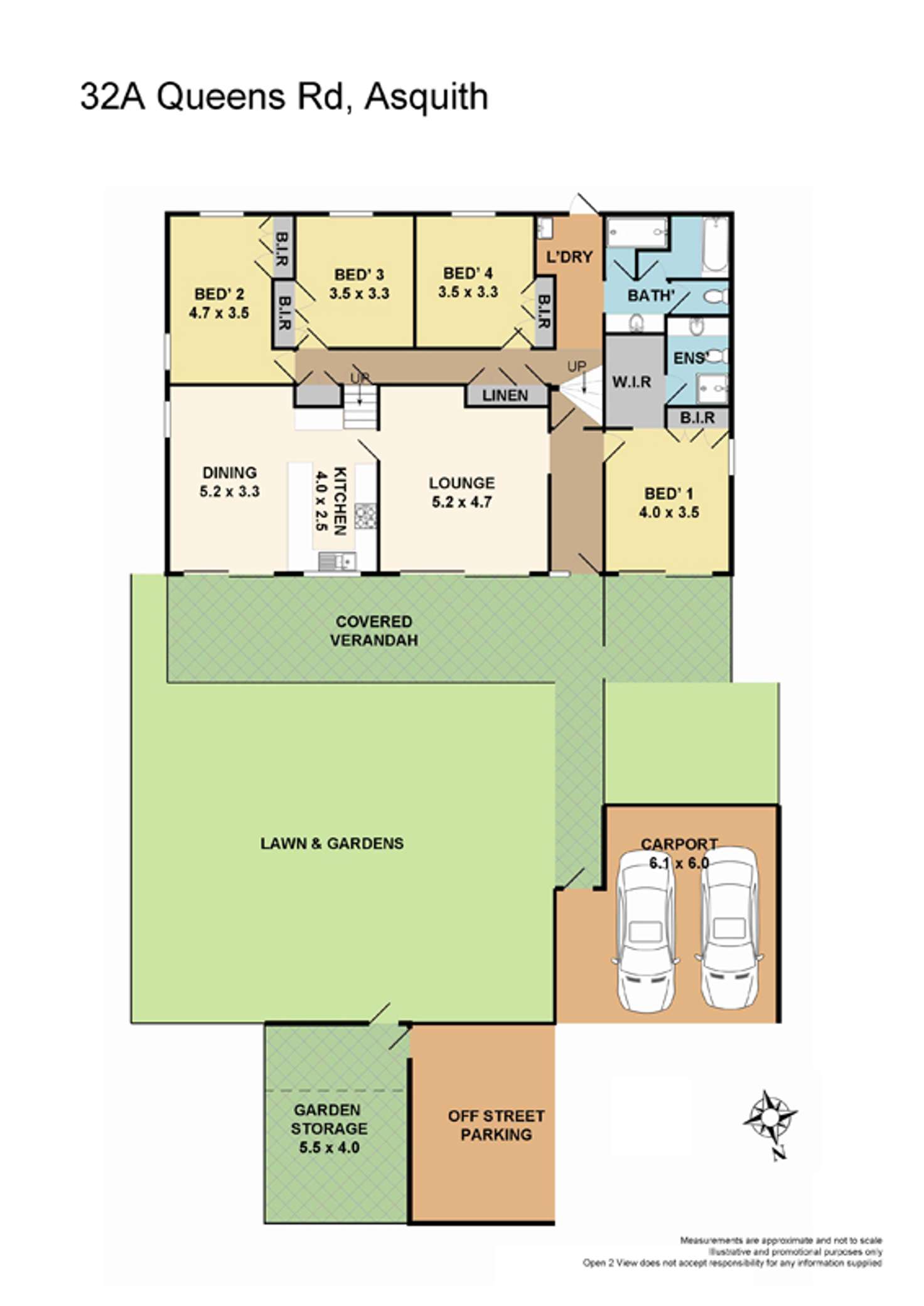 Floorplan of Homely house listing, 2/32 Queens Road, Asquith NSW 2077