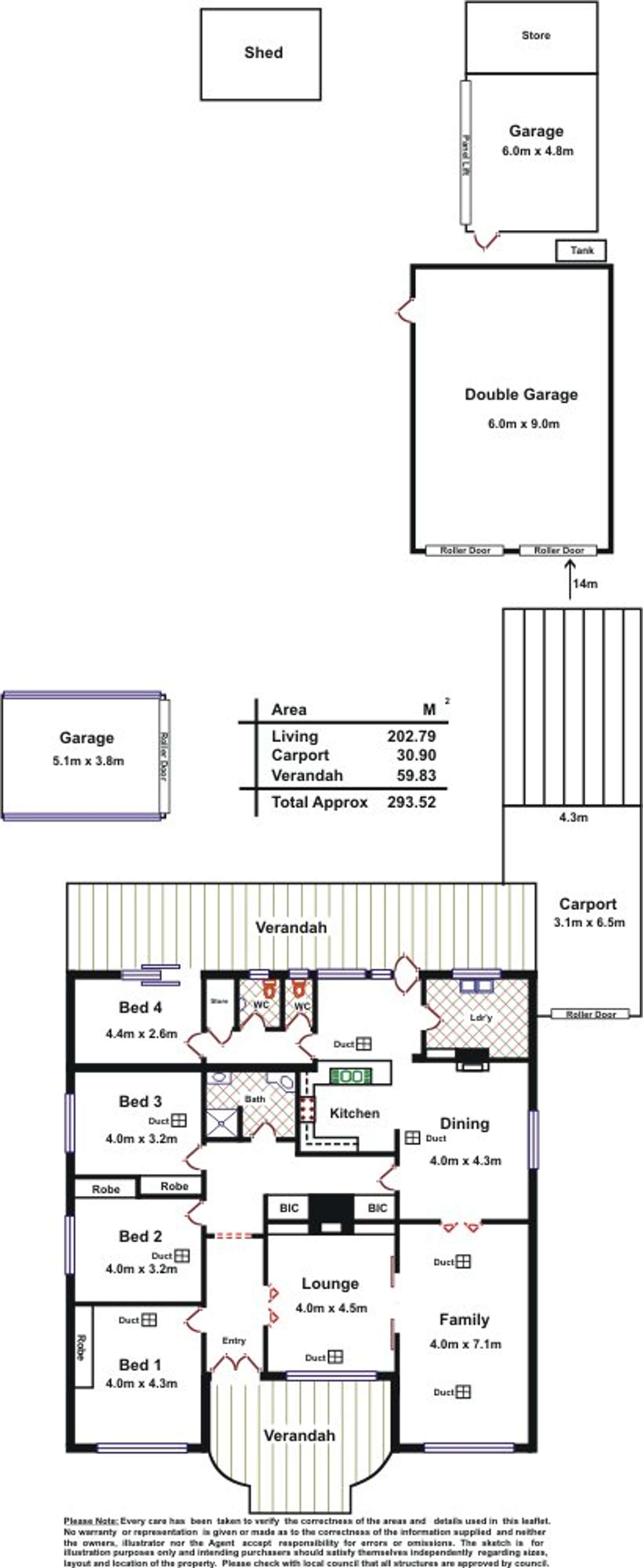 Floorplan of Homely house listing, 604 Magill Road, Magill SA 5072