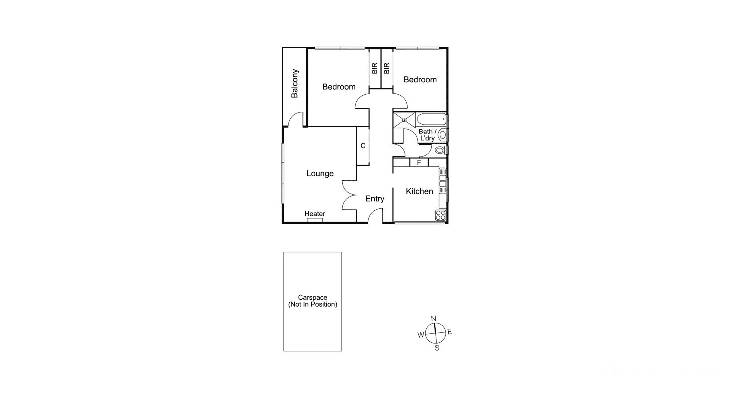Floorplan of Homely apartment listing, 6/56 Mimosa Road, Carnegie VIC 3163