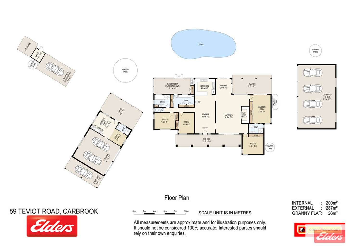 Floorplan of Homely house listing, 59 Teviot Road, Carbrook QLD 4130