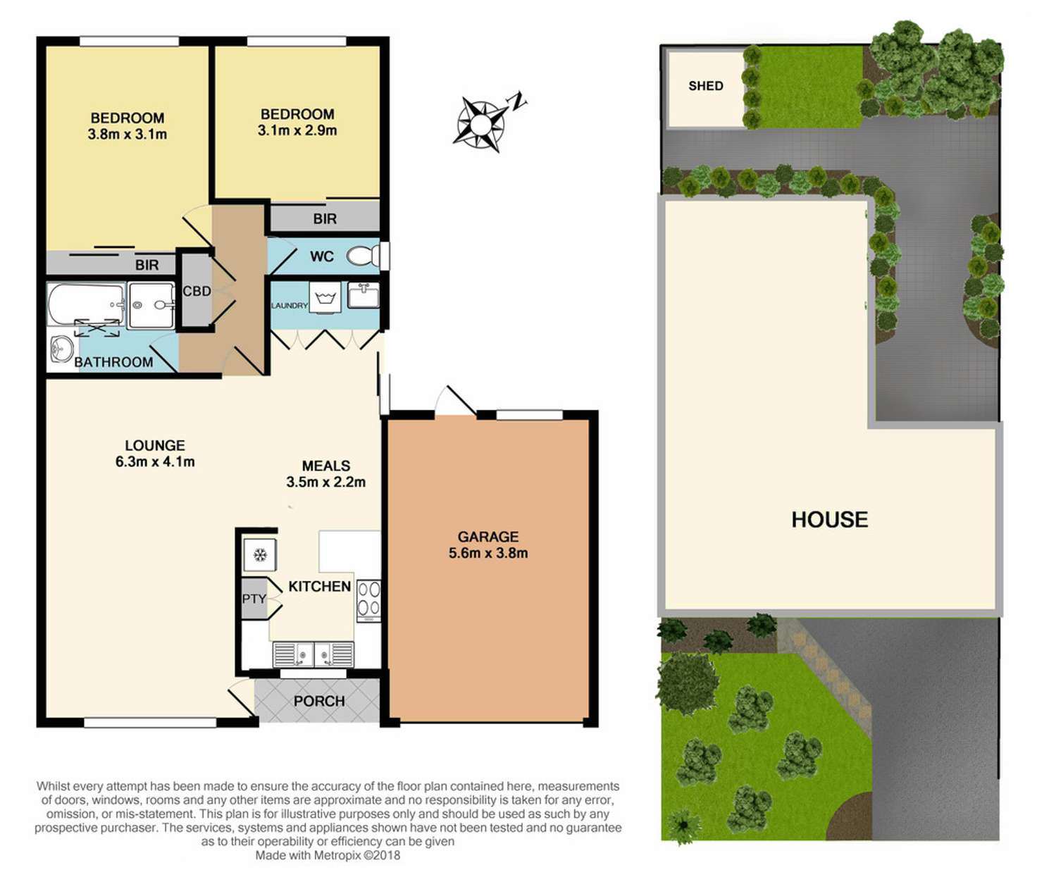 Floorplan of Homely unit listing, 14 Arnold Drive, Chelsea VIC 3196