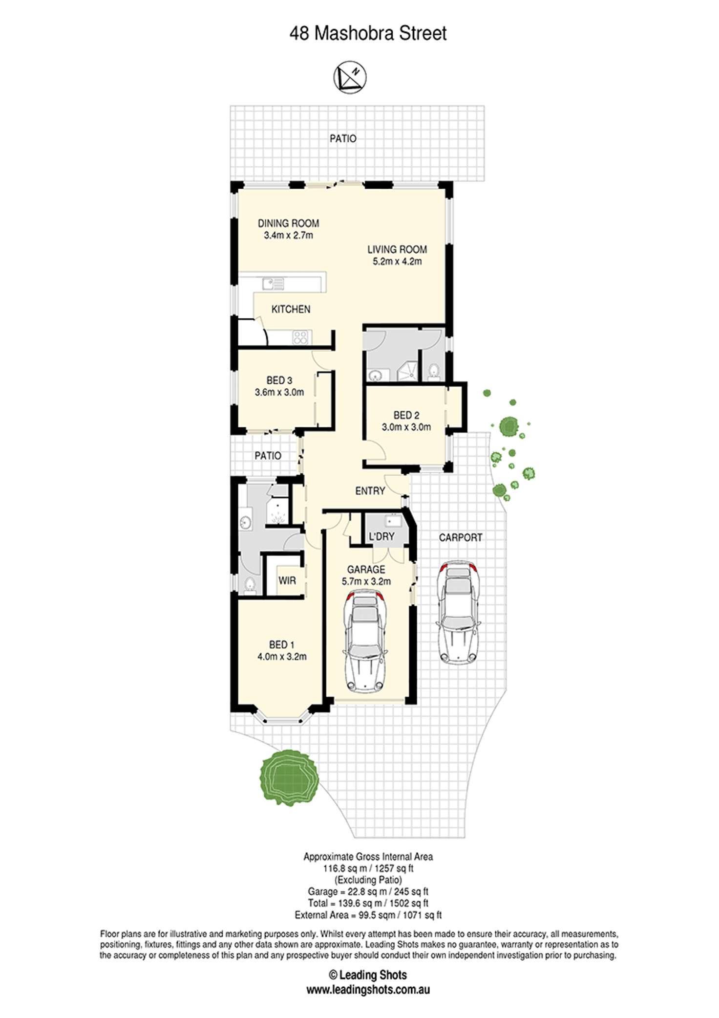 Floorplan of Homely house listing, 48 Mashobra Street, Mitchelton QLD 4053