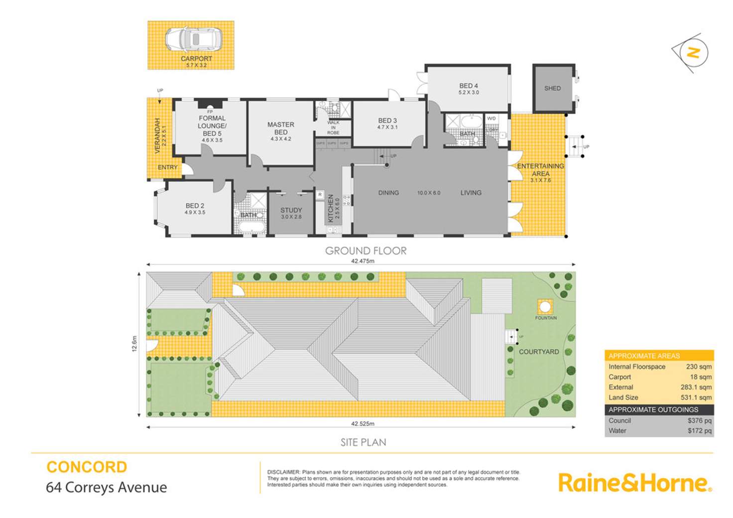 Floorplan of Homely house listing, 64 Correys Avenue, Concord NSW 2137