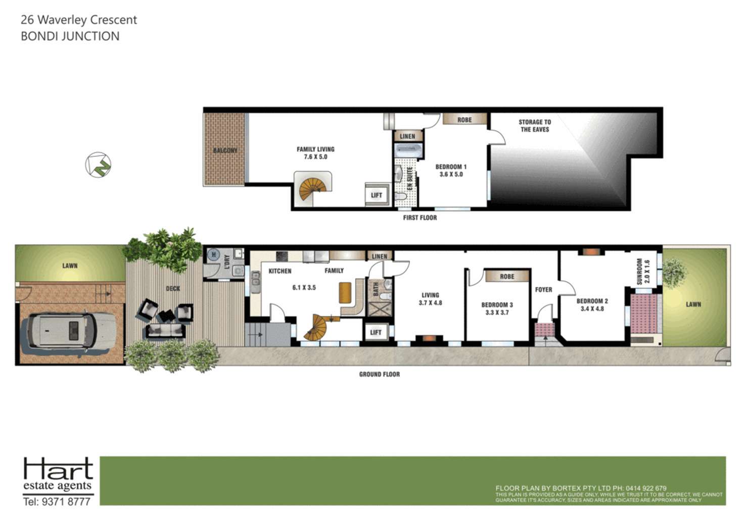 Floorplan of Homely house listing, 26 Waverley Crescent, Bondi Junction NSW 2022