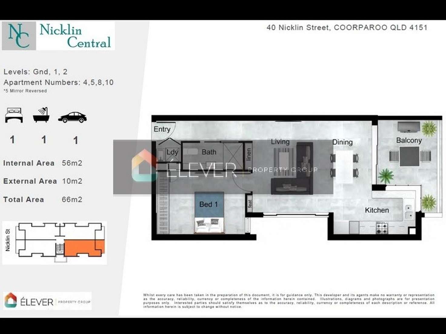 Floorplan of Homely apartment listing, 10/40 Nicklin Street, Coorparoo QLD 4151
