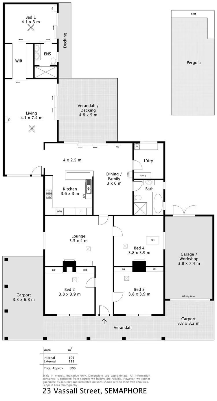 Floorplan of Homely house listing, 23 Vassall Street, Semaphore SA 5019