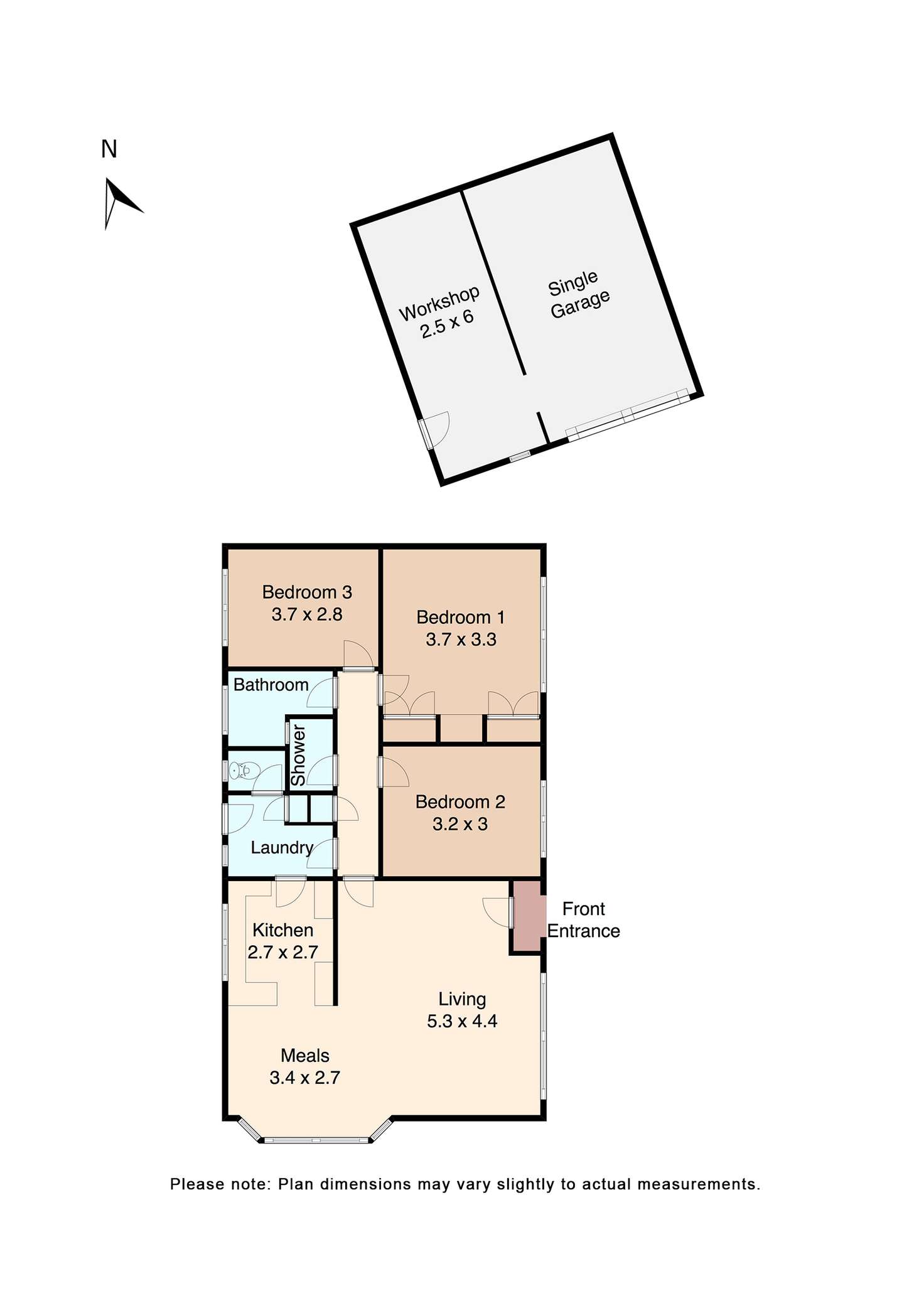 Floorplan of Homely house listing, 12 Tinworth Avenue, Canadian VIC 3350