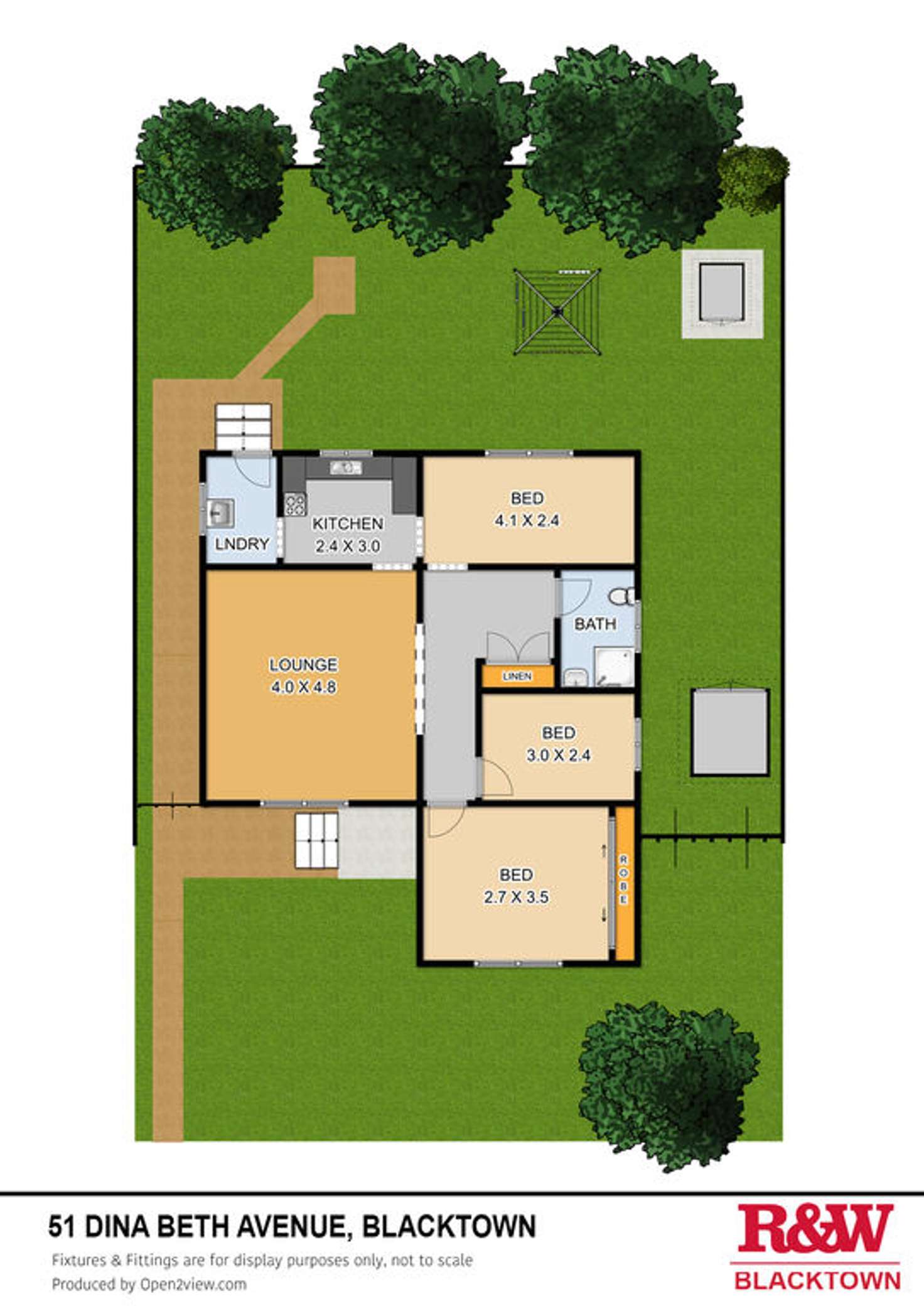 Floorplan of Homely house listing, 51 Dina Beth Avenue, Blacktown NSW 2148