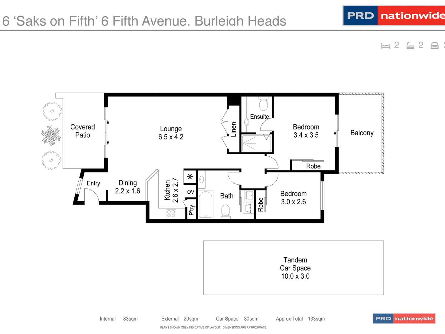 Floorplan of Homely unit listing, 16/6 Fifth Avenue, Burleigh Heads QLD 4220
