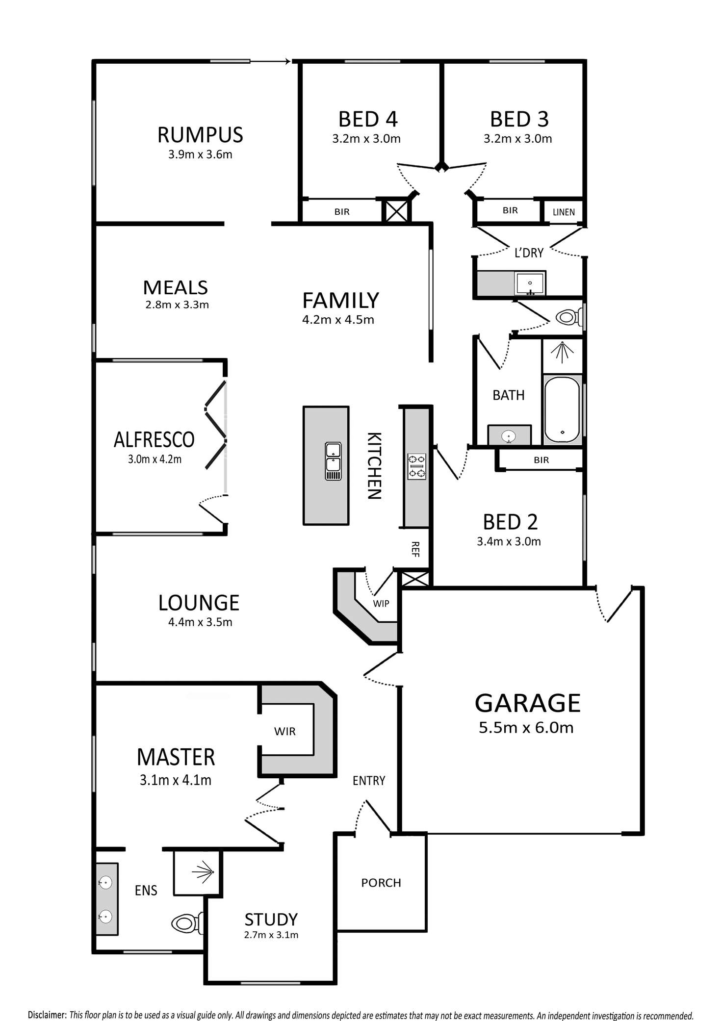 Floorplan of Homely house listing, 51 Pembroke Crescent, Derrimut VIC 3026