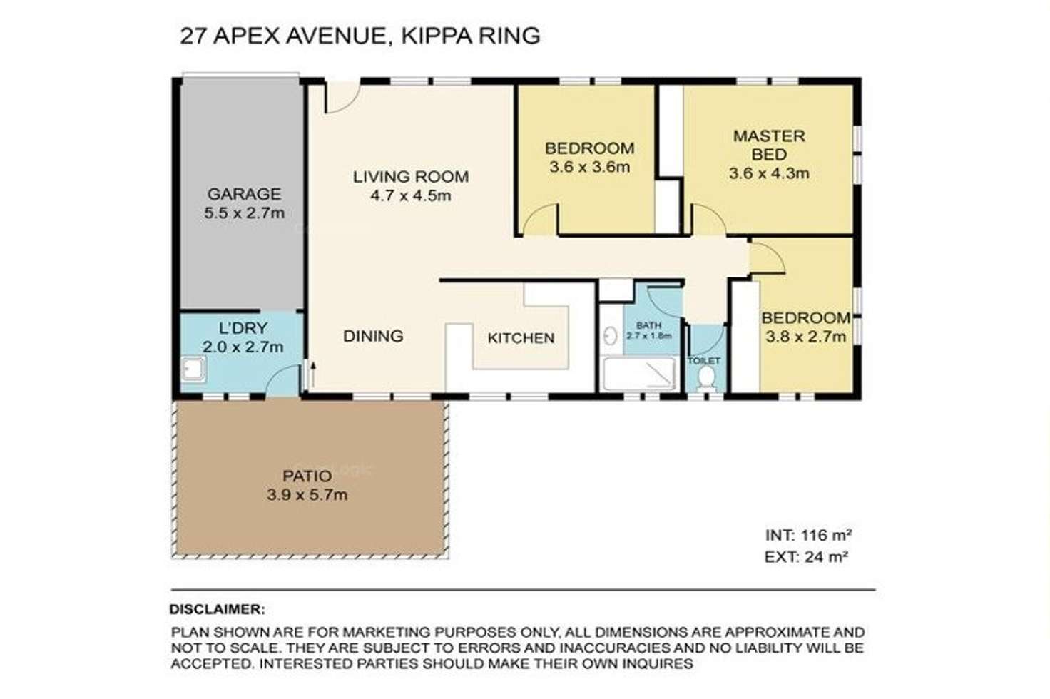 Floorplan of Homely house listing, 27 Apex Avenue, Kippa-ring QLD 4021