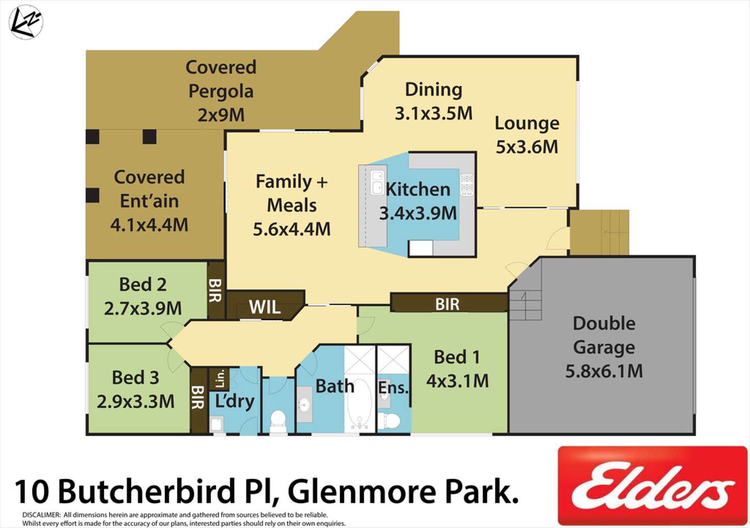 Floorplan of Homely house listing, 10 Butcherbird Place, Glenmore Park NSW 2745