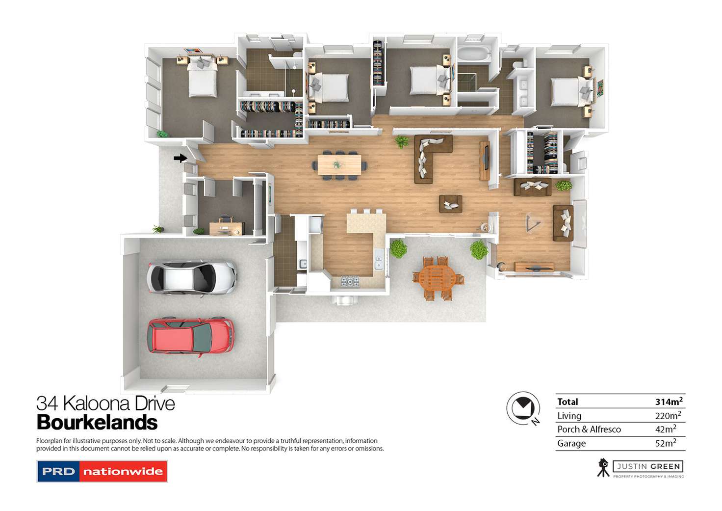 Floorplan of Homely house listing, 34 Kaloona Drive, Bourkelands NSW 2650