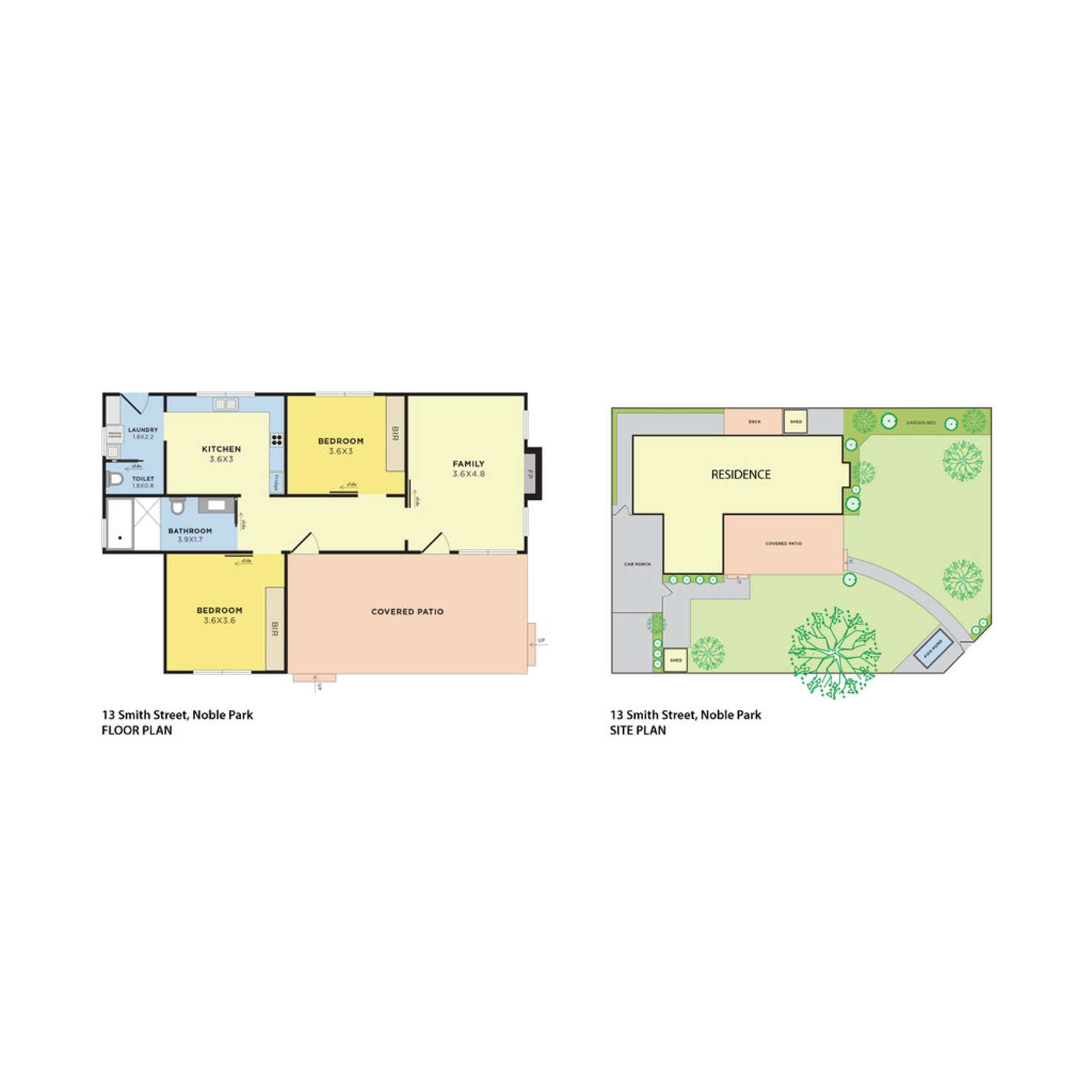 Floorplan of Homely house listing, 13 Smith Street, Noble Park VIC 3174