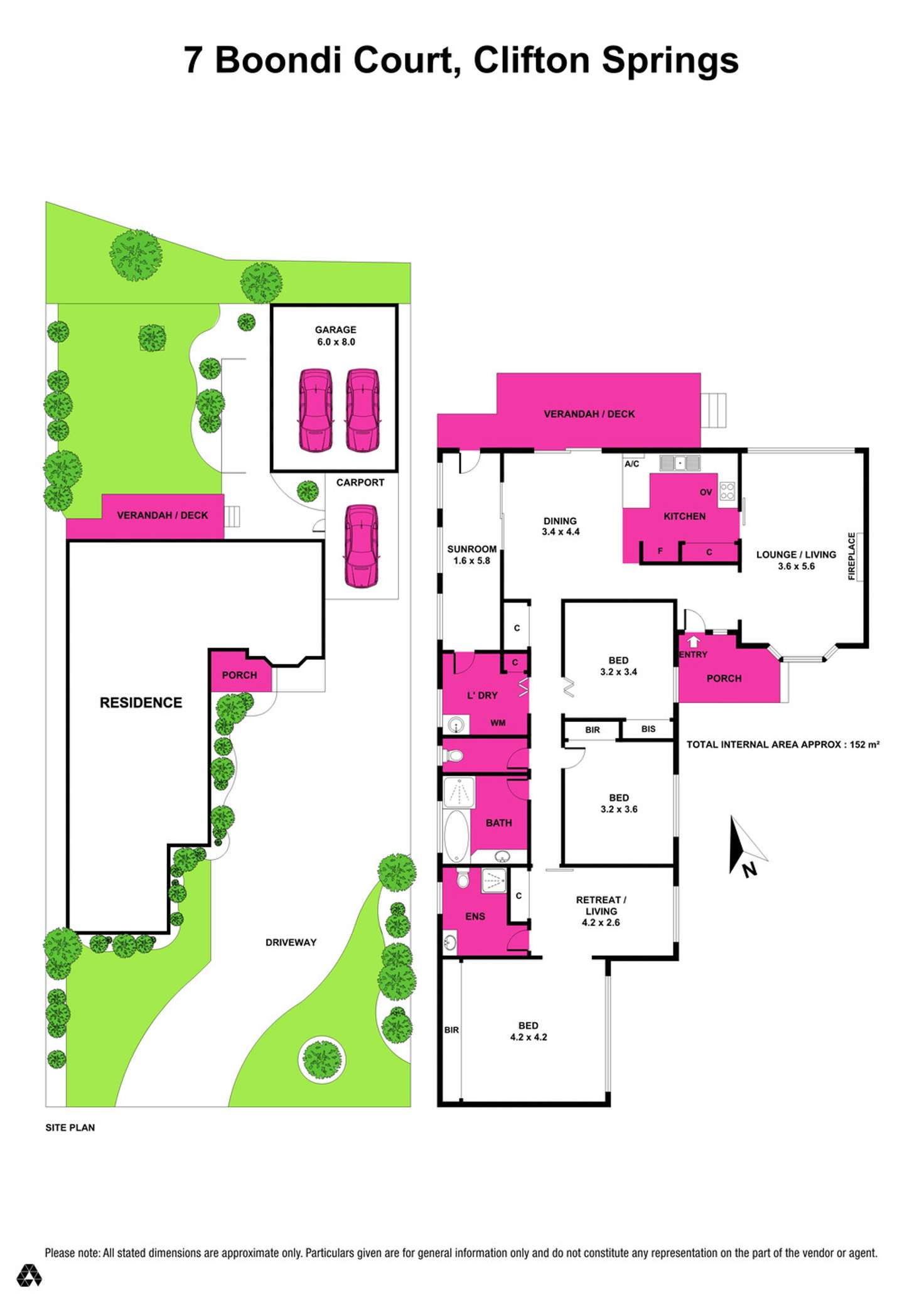 Floorplan of Homely house listing, 7 Boondi Court, Clifton Springs VIC 3222