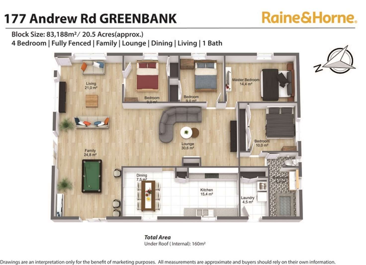 Floorplan of Homely house listing, 177 Andrew Road, Greenbank QLD 4124