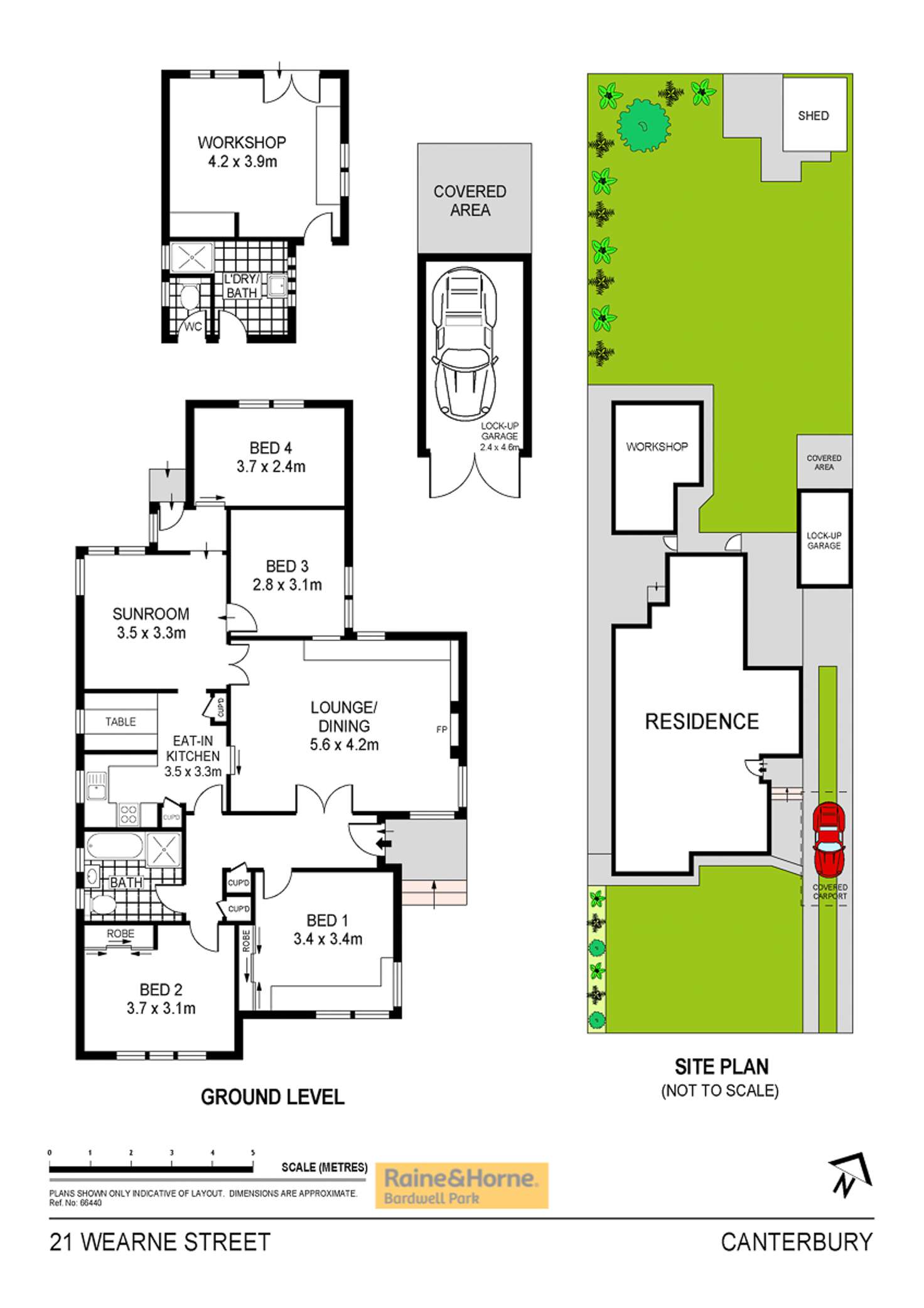 Floorplan of Homely house listing, 21 Wearne Street, Canterbury NSW 2193